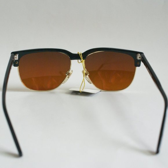 NWT TruVintage 80's Clubman/Soho style XL size iridium TruBluBlocker Sunglasses - Picture 2 of 8